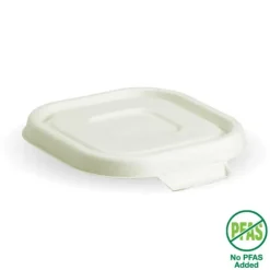 280-630ml White Plant Fibre Takeaway Lid