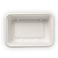 600ml White Plant Fibre Takeaway Base
