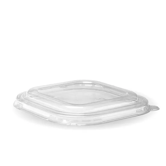 750ml-1,400ml Clear RPET Square Takeaway Lid