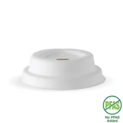 63mm / 4oz White Plant Fibre BioCup Lid