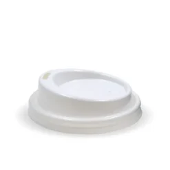 63mm / 4oz White PS Sipper BioCup Lid
