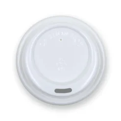 63mm / 4oz White PS Sipper BioCup Lid