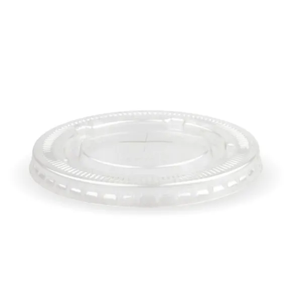 105mm Clear PET Flat Cold Paper BioCup Lid