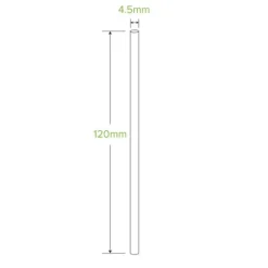 4.5mm Cocktail Green BioStraw
