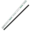 6mm Individual Wrapped Regular Black BioStraw