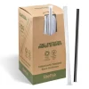 7mm Individually Wrapped Regular Black BioStraws