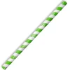10mm Jumbo Green Stripe BioStraw