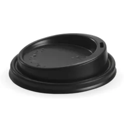 90mm Large Black PS BioCup Lid