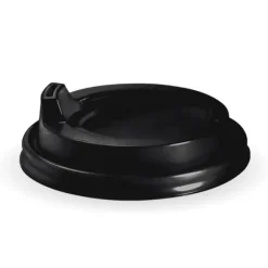 90mm Large Black PS Sipper BioCup Lid