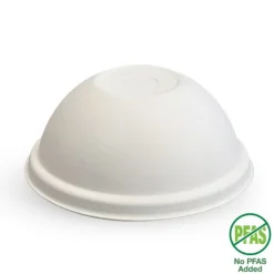 90mm Plant Fibre Dome Cold Paper BioCup Lid