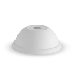 80mm Plant Fibre Dome Cold Paper BioCup Lid