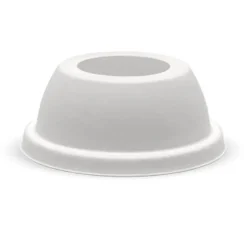 90mm Plant Fibre Wide Hole Dome Cold Paper BioCup Lid