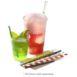 6mm Regular Black BioStraw