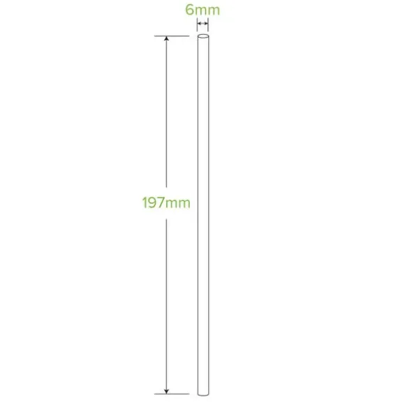 6mm Regular Kraft BioStraw