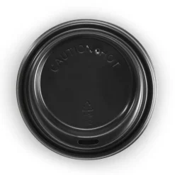 80mm Small Black PS BioCup Lid
