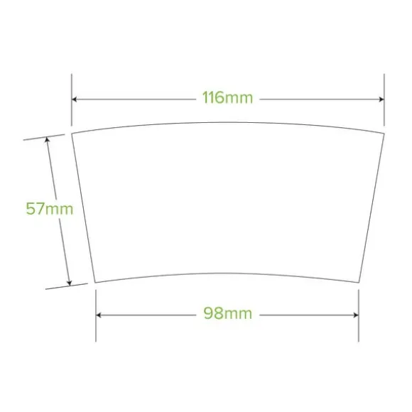 8oz (80mm) Paper Cup Sleeve
