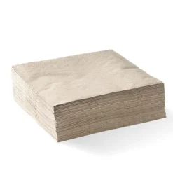 2-Ply 1/4 Fold Natural Corner Embossed Dinner BioNapkin