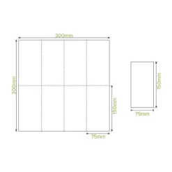 2-Ply 1/8 Fold Natural Lunch BioNapkin