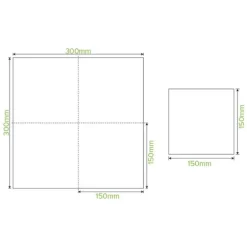 1-Ply 1/4 Fold White Lunch BioNapkin