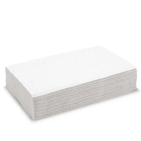 Single Saver 2-Ply Quilted White BioDispenser Napkin