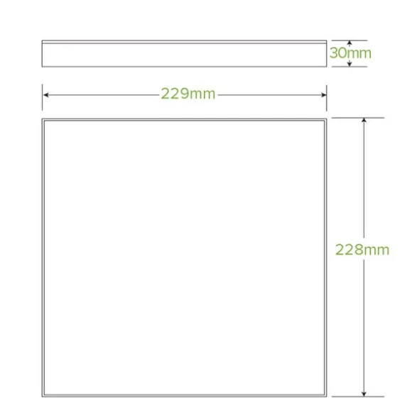 Small BioBoard Catering Tray Lid