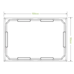 Small PLA Sushi Tray Lid