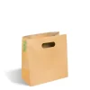 270x145x280mm Small Die Cut Handle Kraft Paper Bags