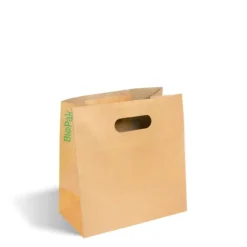 270x145x280mm Small Die Cut Handle Kraft Paper Bags